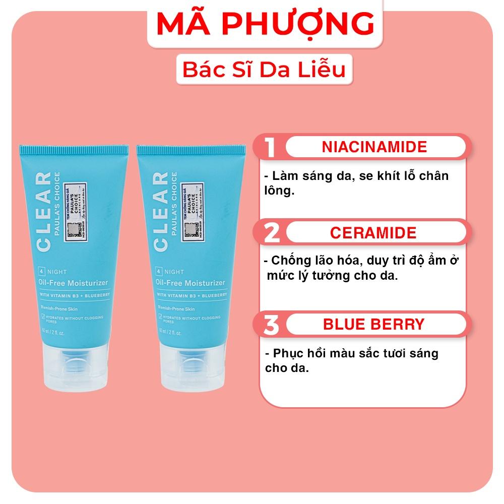 Kem dưỡng ẩm giảm tiết dầu cho da dầu mụn CLEAR OIL-FREE MOISTURIZER