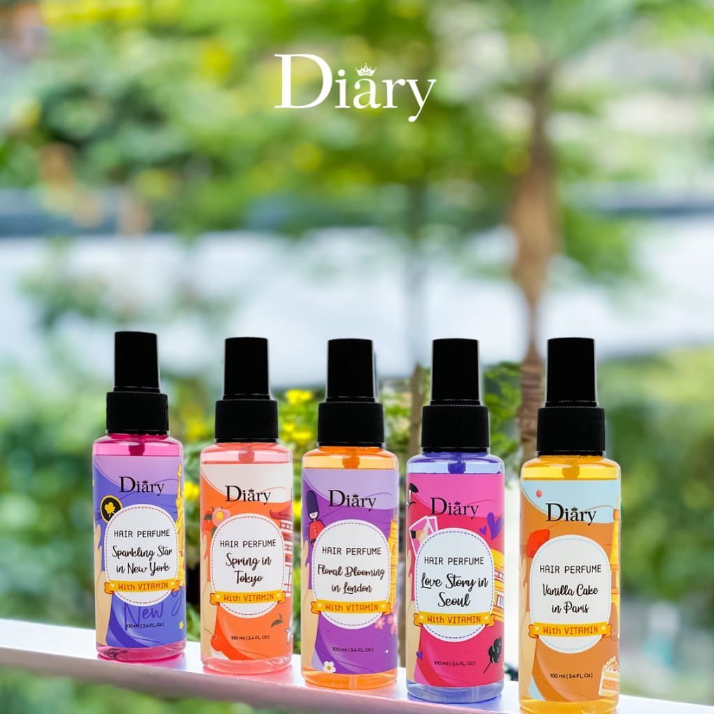 Xịt Dưỡng Tóc Hương Nước Hoa Diary Hair Perfume (05 Mùi Hương)
