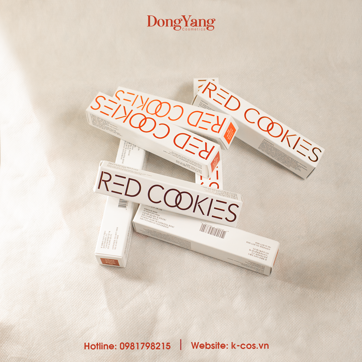 Son Lì Red Cookies Brownie Velcet Lip Hàn Quốc Màu B8 - Đỏ nâu (4gr )