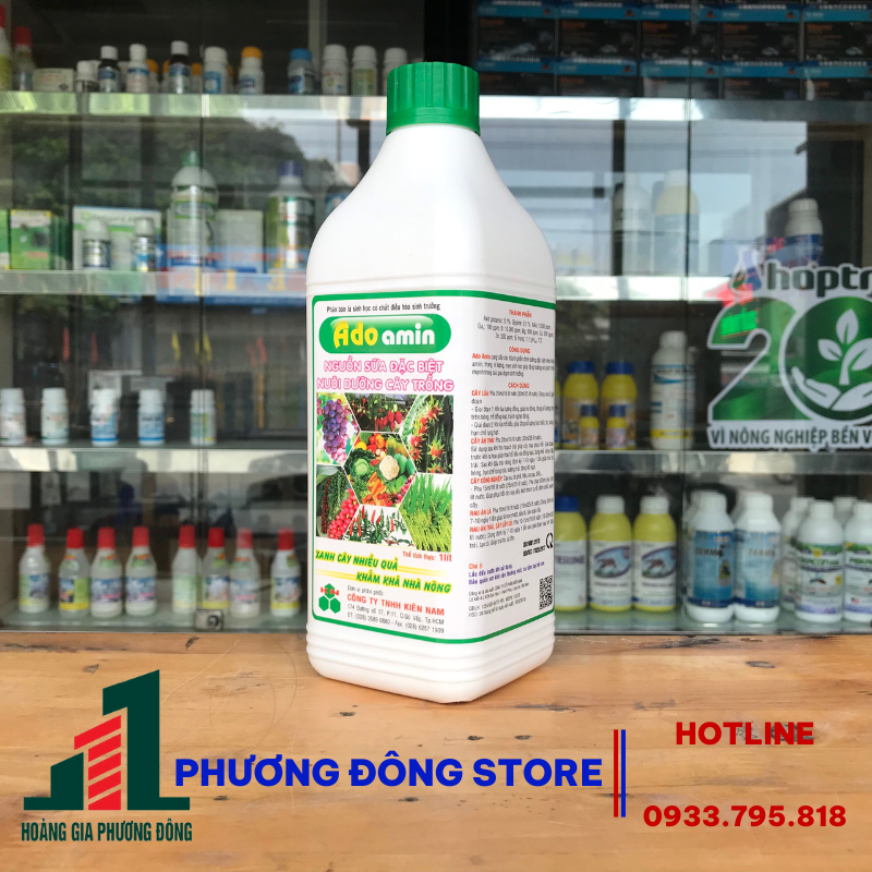 Phân bón vô cơ vi lượng Ado Amin (30ml, 100ml, 500ml, 1 lít)