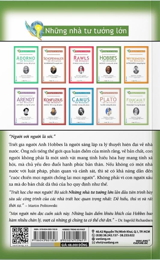 Những Nhà Tư Tưởng Lớn - Hobbes