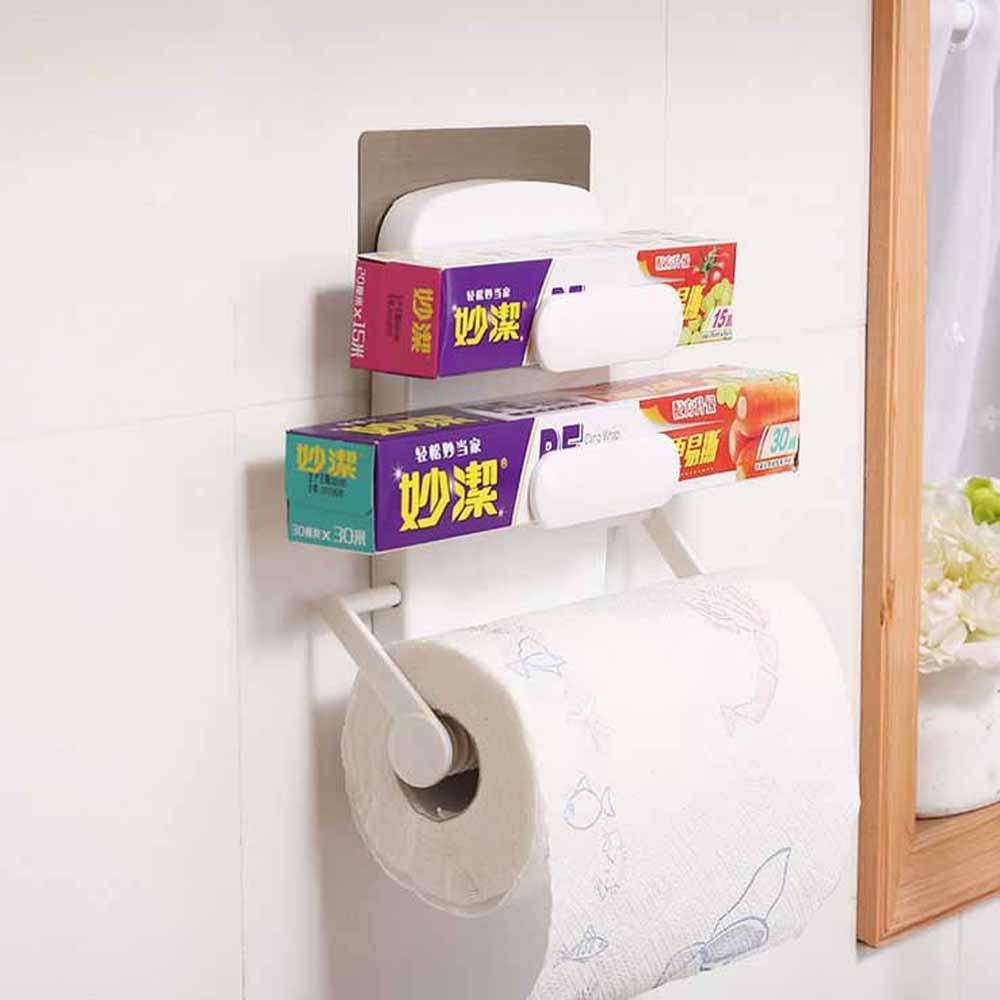 Nhà Bếp Bám Vào Bộ Phim Nước Bình Có Giá Để Đồ Đựng Khăn Giấy Phụ Kiện Nhà Bếp Cuộn Giấy Treo Lá Móc Treo Giấy Vệ Sinh