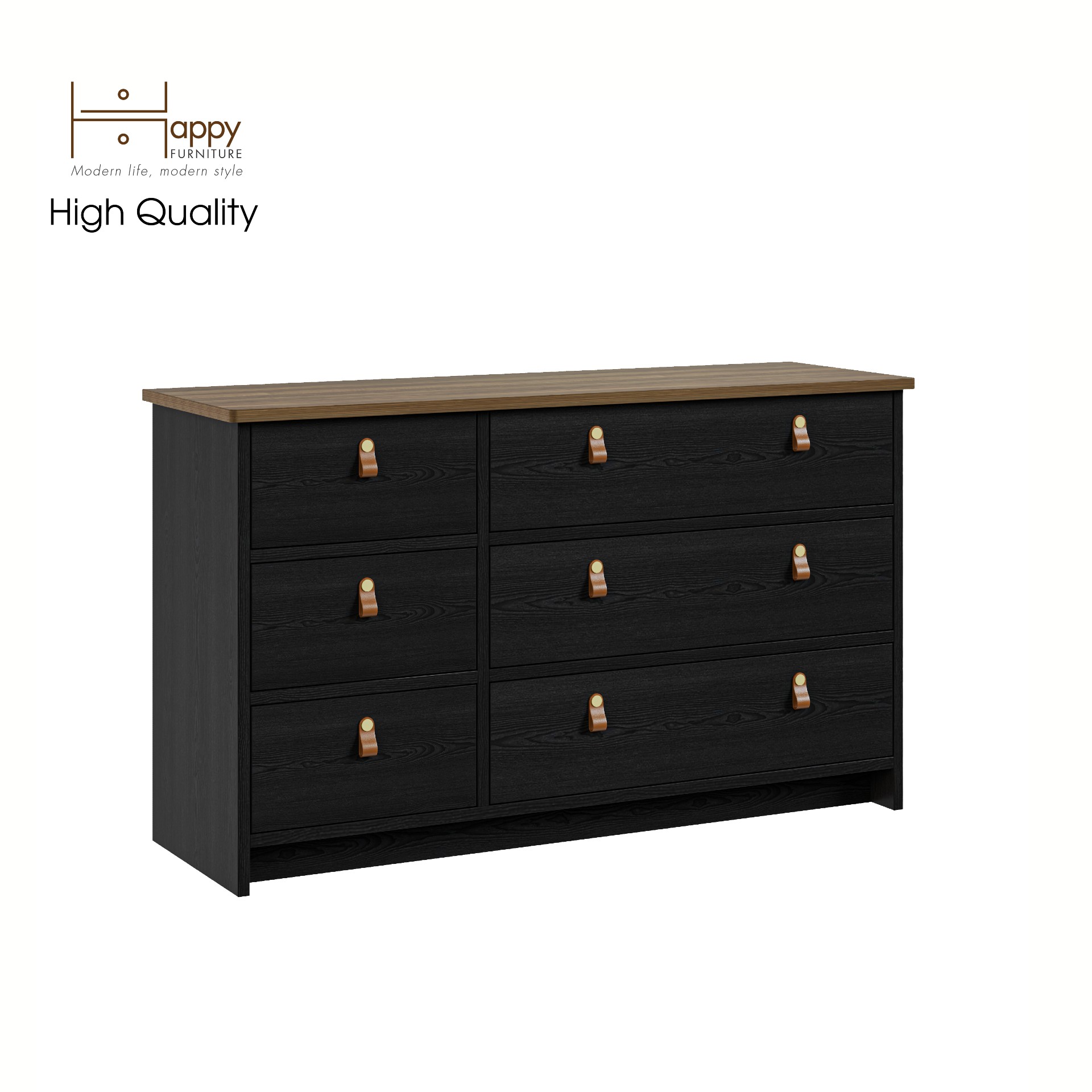 [Happy Home Furniture] NOMIA , Tủ lưu trữ 3 tầng - 6 ngăn kéo , 108cm x 35cm x 64cm ( DxRxC), THK_066