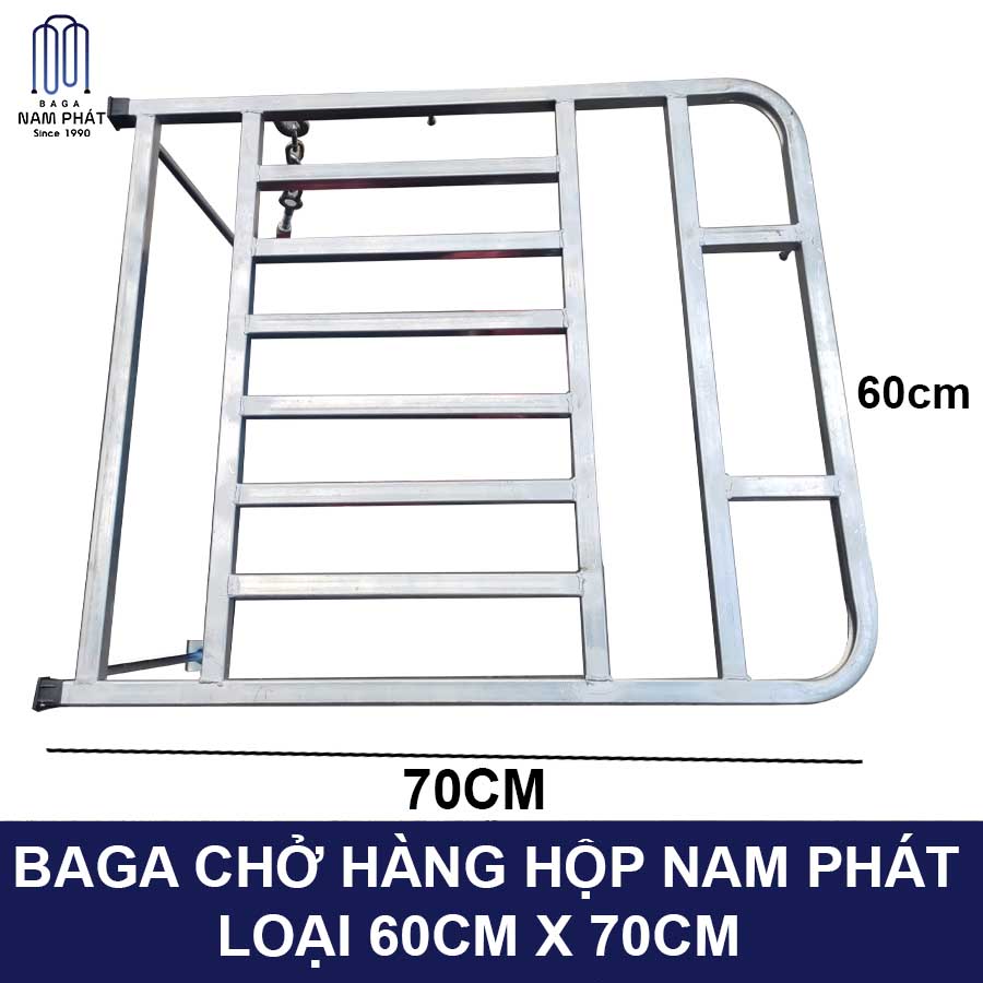 BAGA CHỞ HÀNG HỘP 60CM X 70CM SỬ DỤNG NHIỀU LOẠI XE CHUẨN NAM PHÁT