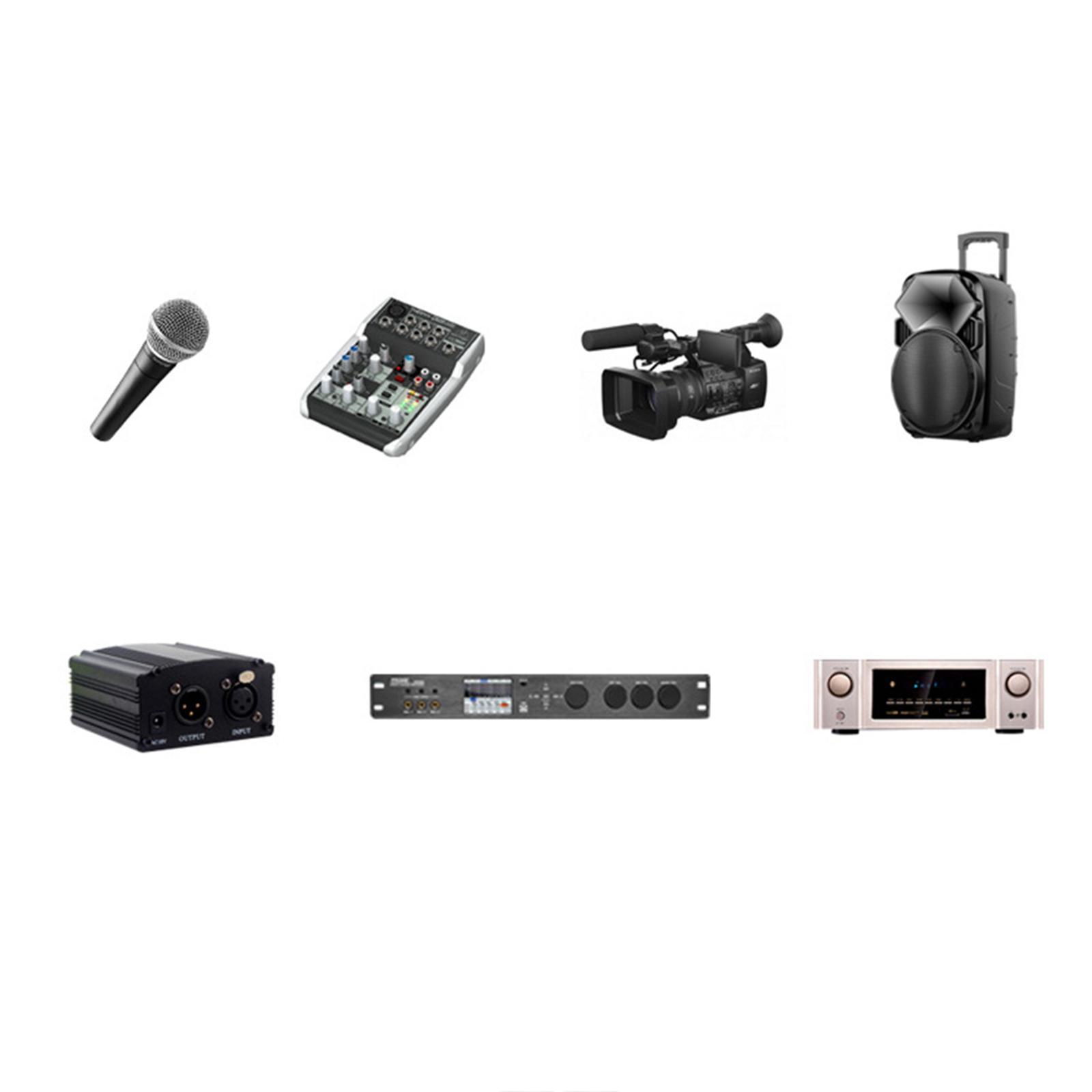 6.5mm Male to XLR Male Stereo Audio Cable for Audio Stereo System Multimedia