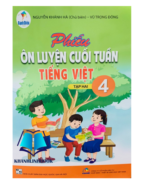 Sách - phiếu ôn luyện cuối tuần tiếng việt 4 - tập 2 ( cánh diều )