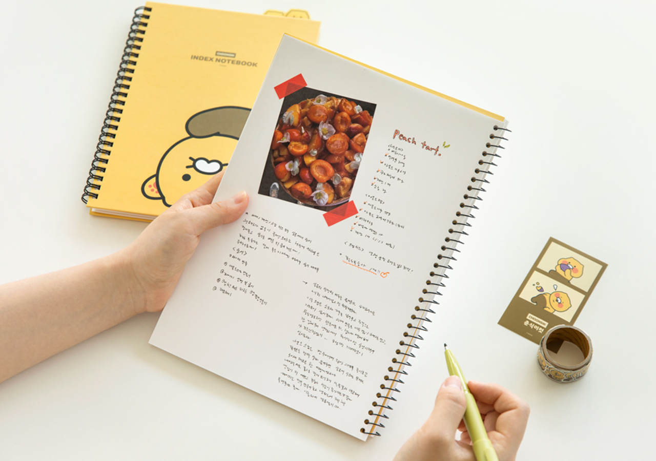 Sổ Ghi Chú Lò Xo B5 Choonsik Kakao Friends Chính Hãng