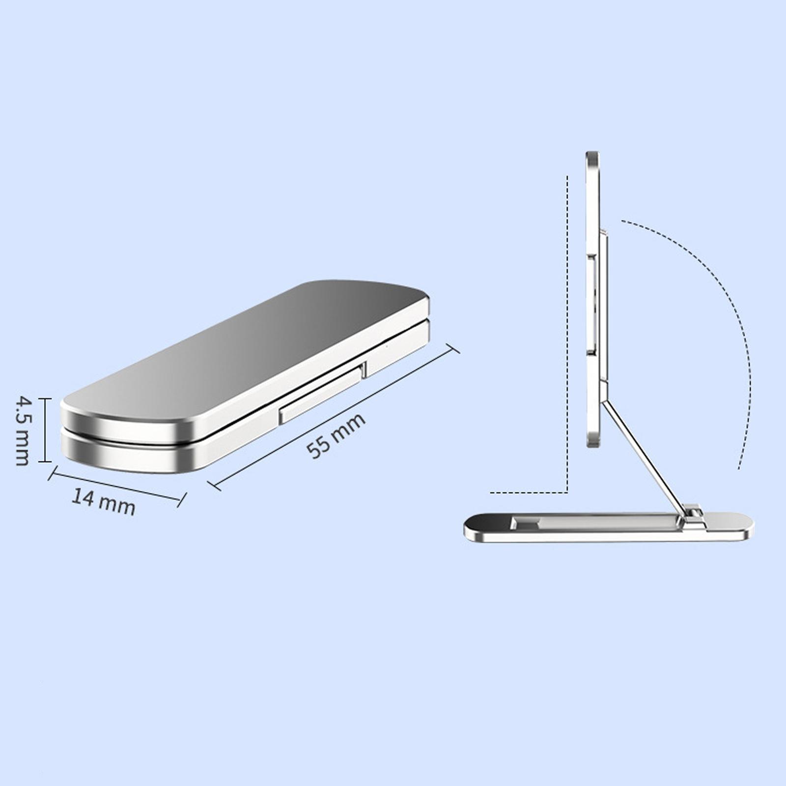Invisible Phone Stand, Adjustable 360 Degree Rotation Portable Bracket for Desktop Travel
