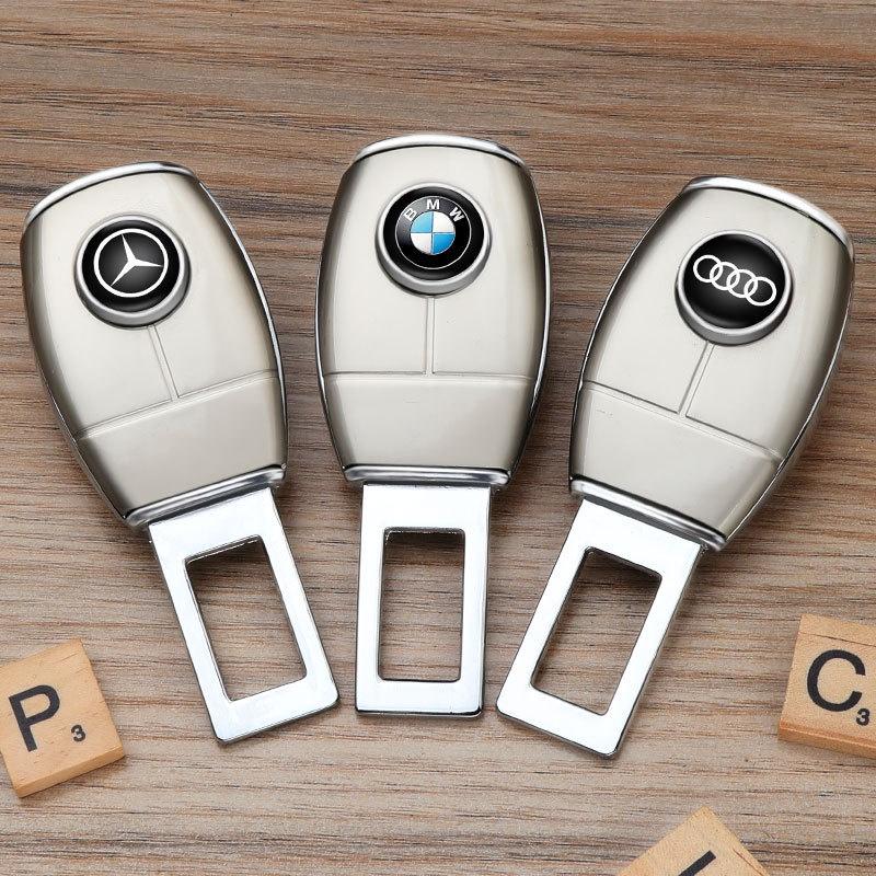 Chốt Cài Khóa An Toàn Ô Tô Giúp Ngắt Tiếng Cảnh Báo Dây Đai Có Đầu Cắm Nối Tiếp, Đủ Logo Của Các Hãng Xe
