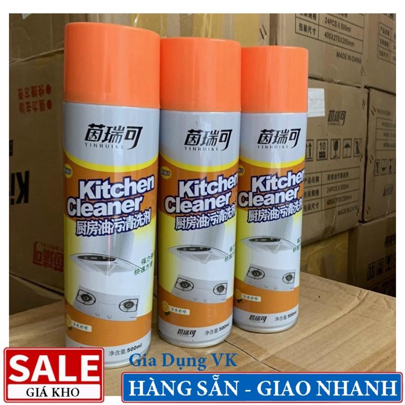 Chai Xịt Tẩy Rửa Nhà Bếp Đa Năng Siêu Sạch Dạng Bọt Tuyết Kitchen Cleaner