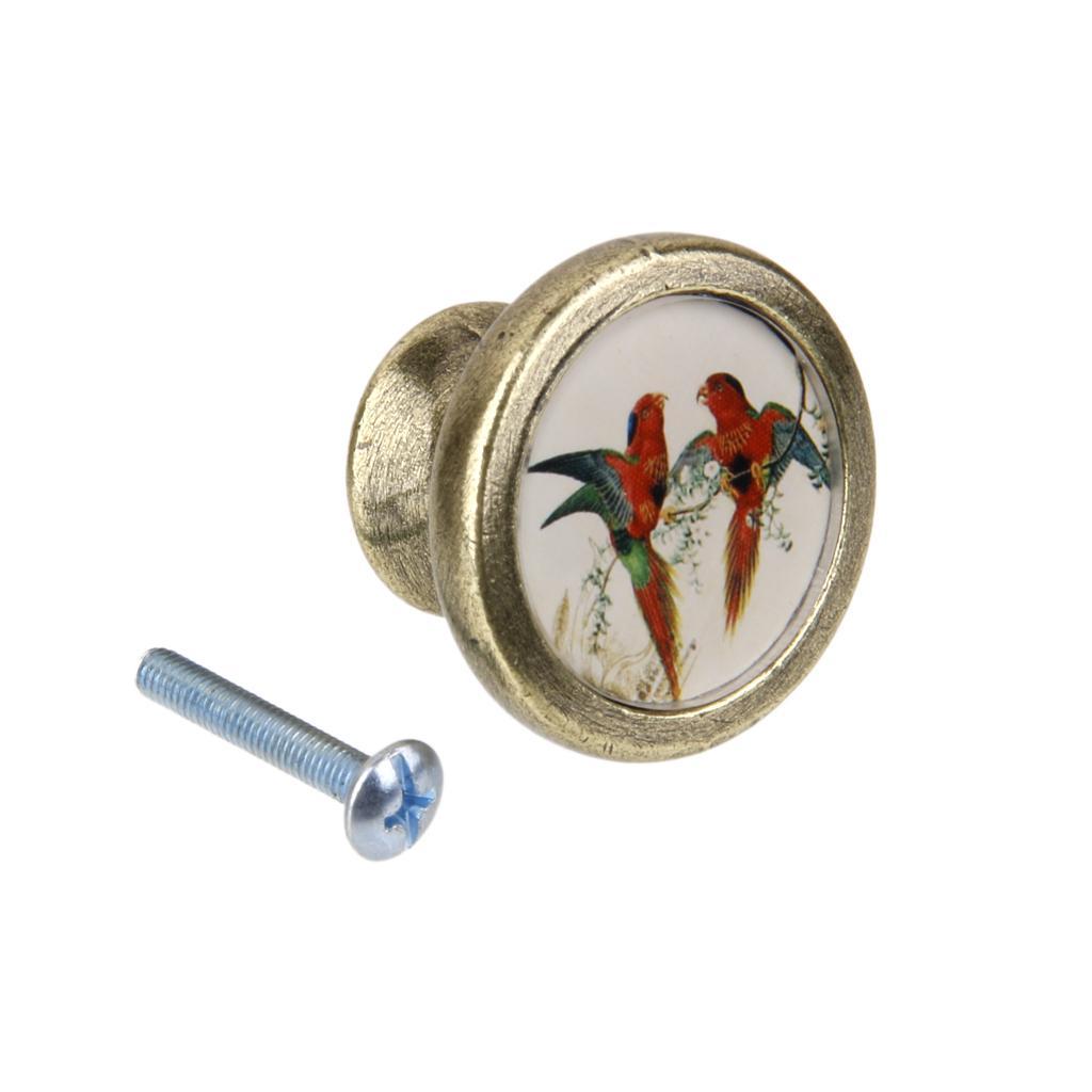 2 Pieces Vintage Home Cabinet Door Drawer Handle Cupboard Pull Knob Hardware