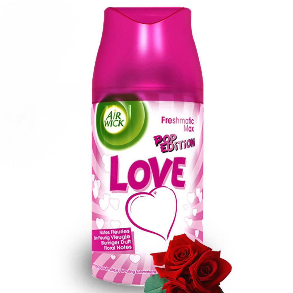 Bình xịt tinh dầu thiên nhiên Air Wick Love 250ml QT00252 - hương hoa hồng