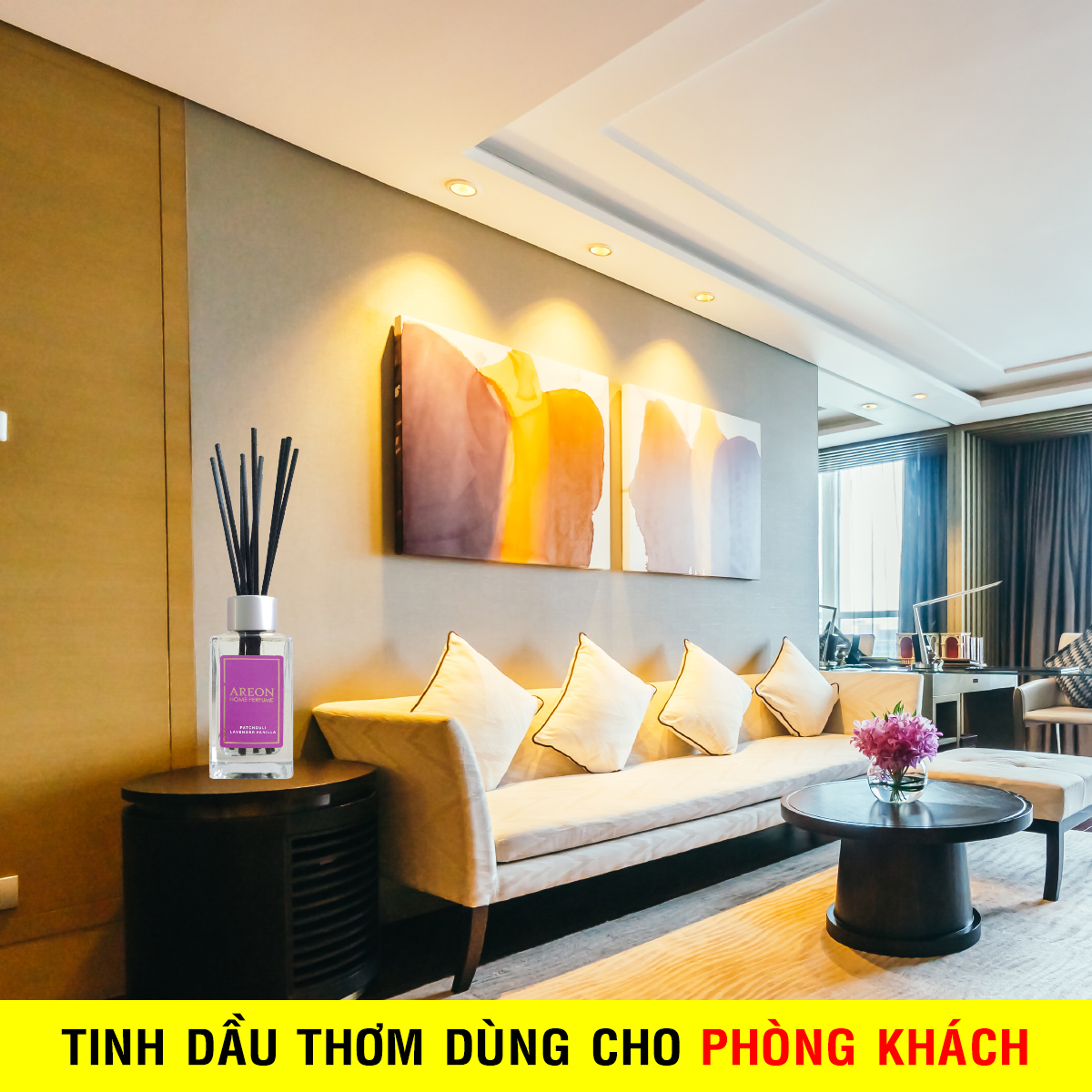 Nước hoa thơm phòng Areon Home Peony Blossom - hương Hoa Mẫu Đơn