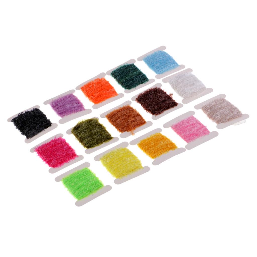15 Thẻ 5 M/Thẻ Câu Cá Kẹo Thơm Miệng Viền Pha Lê Flash Dòng Nymph Streamers Dụ Làm Đồ Bay chất Liệu