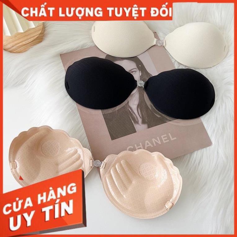 Áo Dán Nâng Ngực Tạo Khe Cài Trước Vỏ Sò Thông Hơi P45