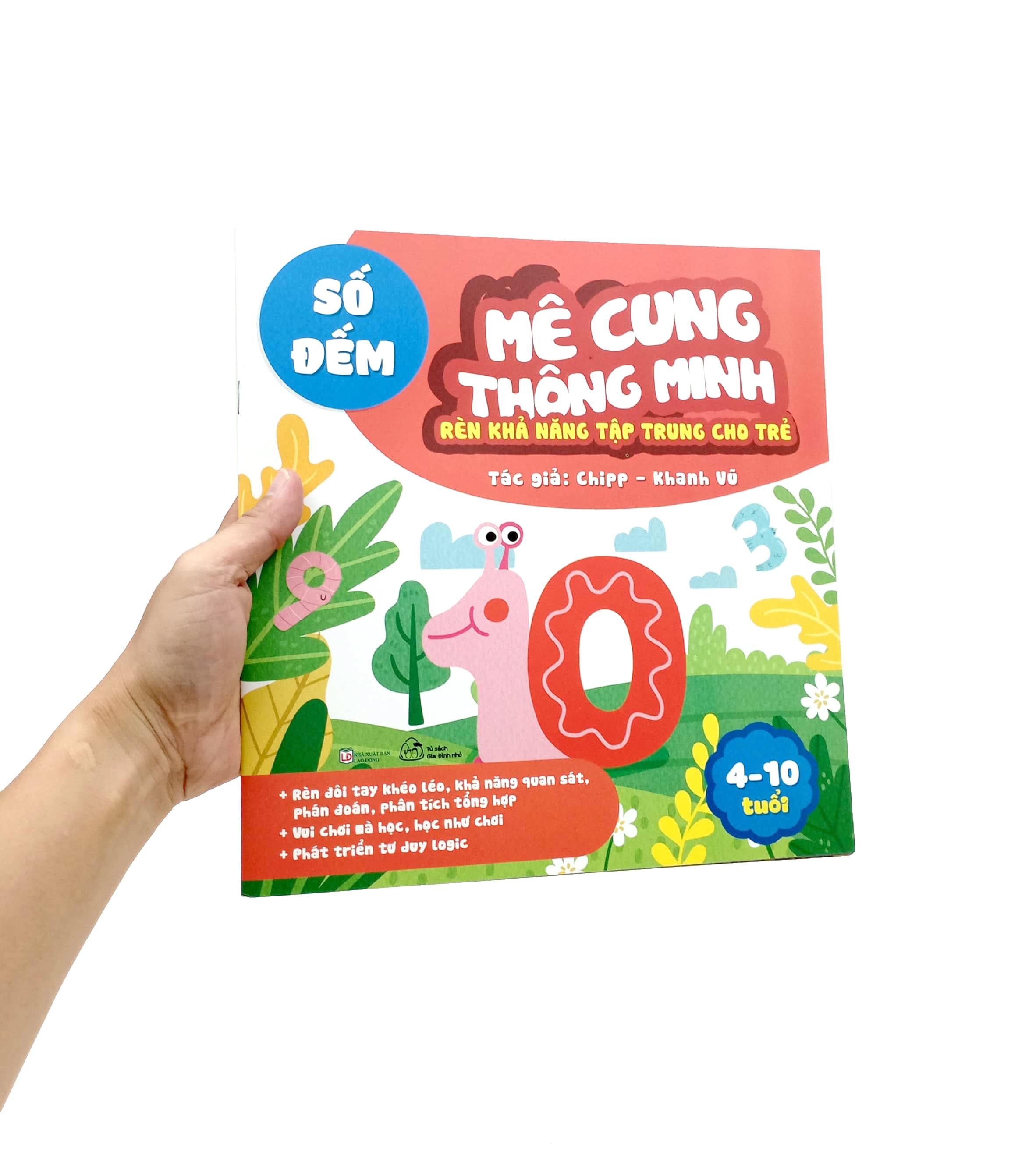 Mê Cung Thông Minh - Rèn Khả Năng Tập Trung Cho Trẻ - Số Đếm (Từ 4-10 Tuổi)