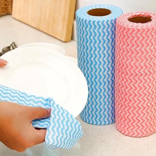 CUỘN KHĂN LAU BẾPKHĂN ĐA NĂNG LAU BÁT ĐĨA CỐC CHÉN MỀM MẠI THẤM HÚT NƯỚC SỬ DỤNG TRONG PHÒNG BẾP