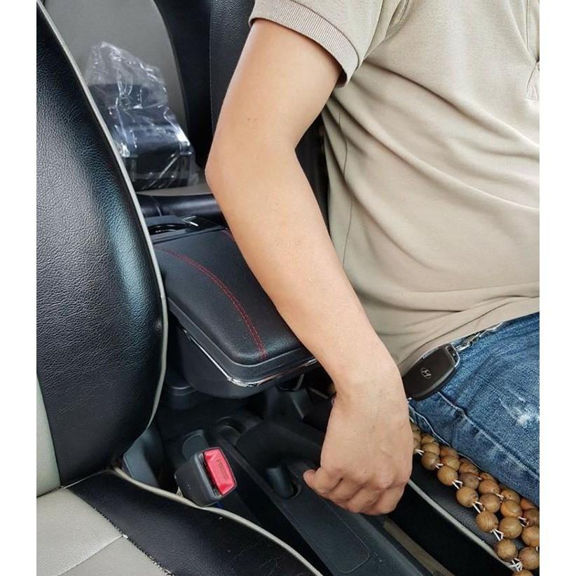 Bệ tỳ tay dành cho xe Hyundai i10 cao cấp tích hợp cổng sạc USB