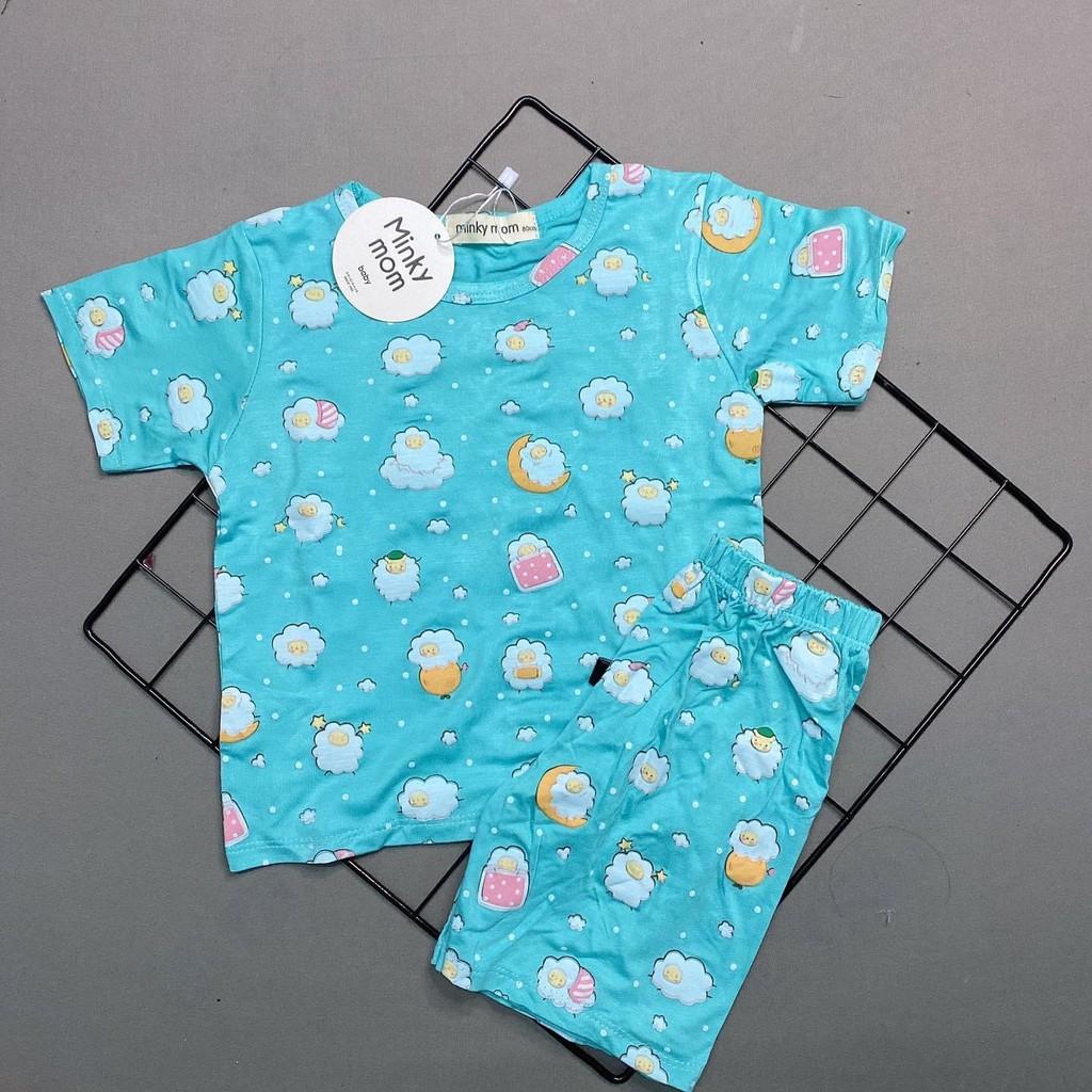 Bộ cộc tay cho bé Bộ cộc tay Cô bé Maruko cho bé trai bé gái chất thun lạnh cao cấp siêu mềm siêu mát