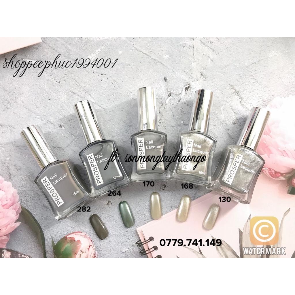 Sơn Móng Tay Prosper Silver 16ml (sơn thường)