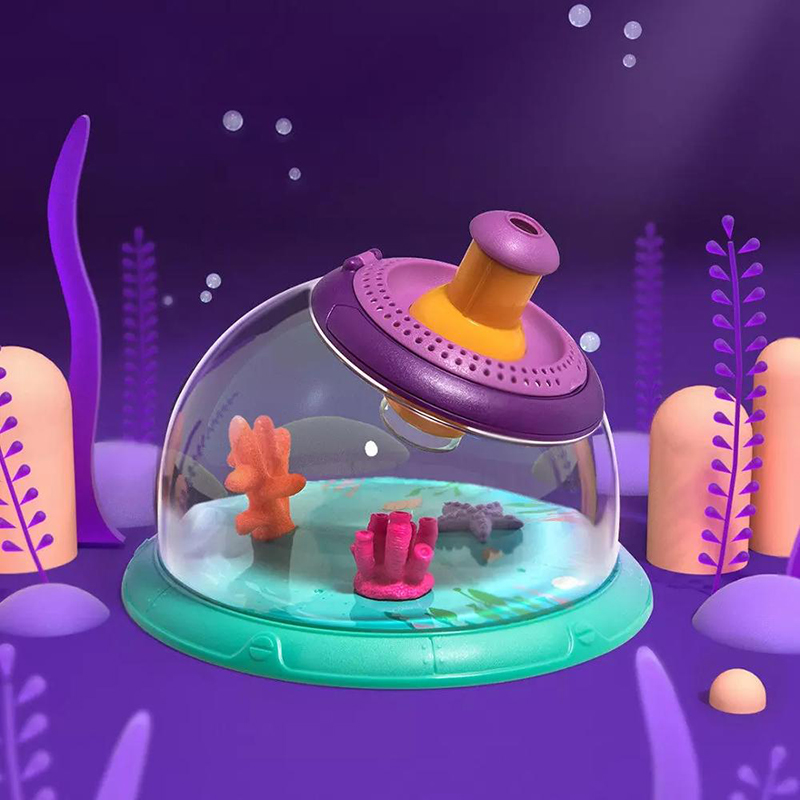 Xiaomi Youpin Đồ chơi trẻ em đa chức năng Xô quan sát Công cụ giáo dục Độ phóng đại 5x Kính hiển vi thu nhỏ Cho quà tặng cậu bé
