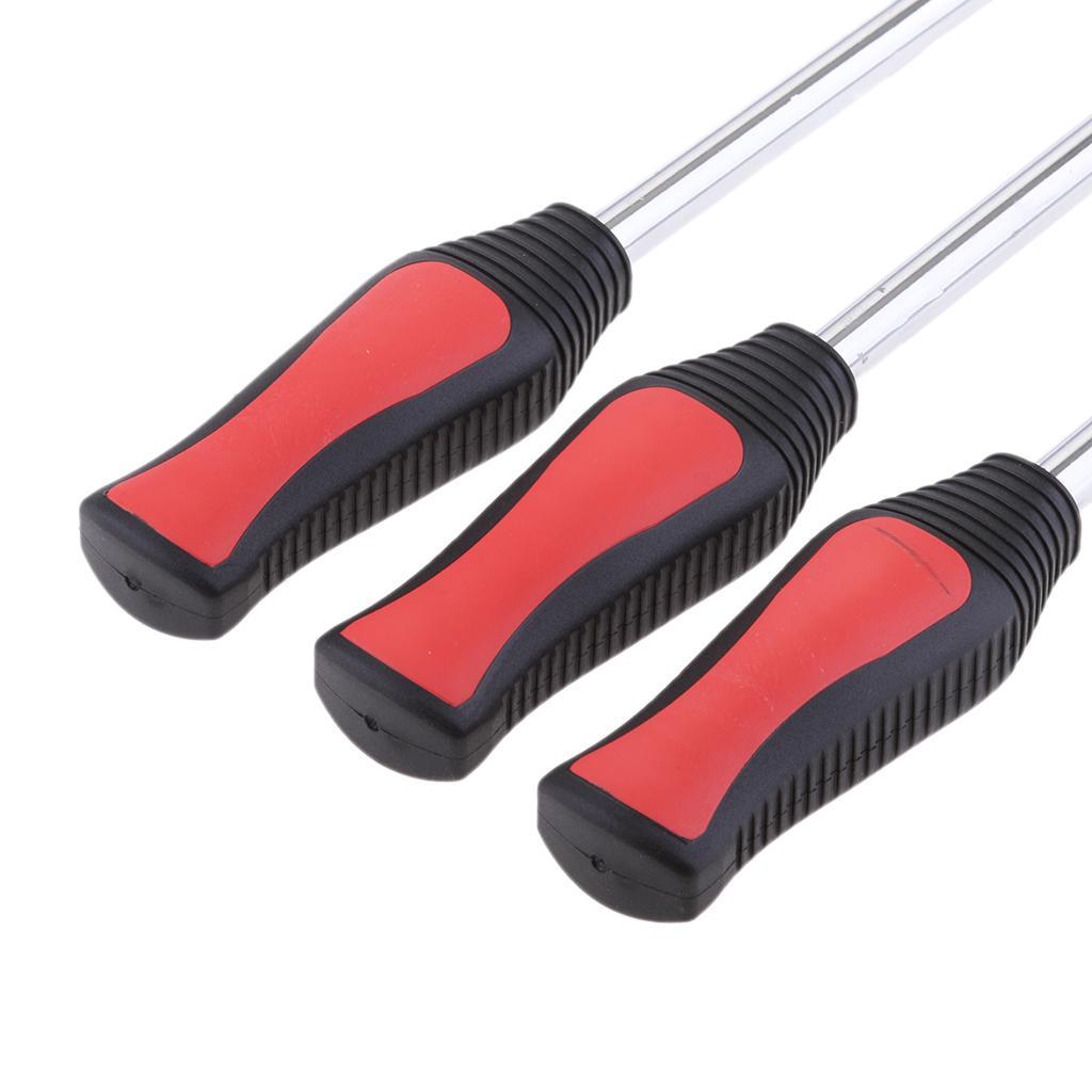 3 Pieces 14.5 inch Tire Spoon Lever Iron Tool Kit Motorcycle Professional Repair DIY