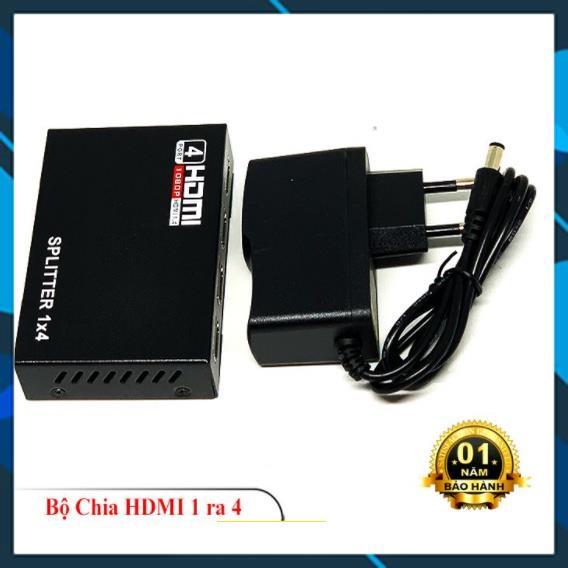 Hub chia HDMI,bộ chia hdmi 1 ra 4- Bộ chia HDMI Switch 1 ra 2 - 1 ra 4 Full HD