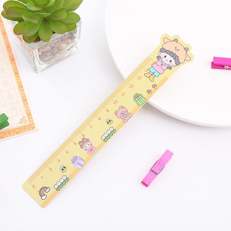 Thước dẻo 15CM đầu hoạt hình dễ thương