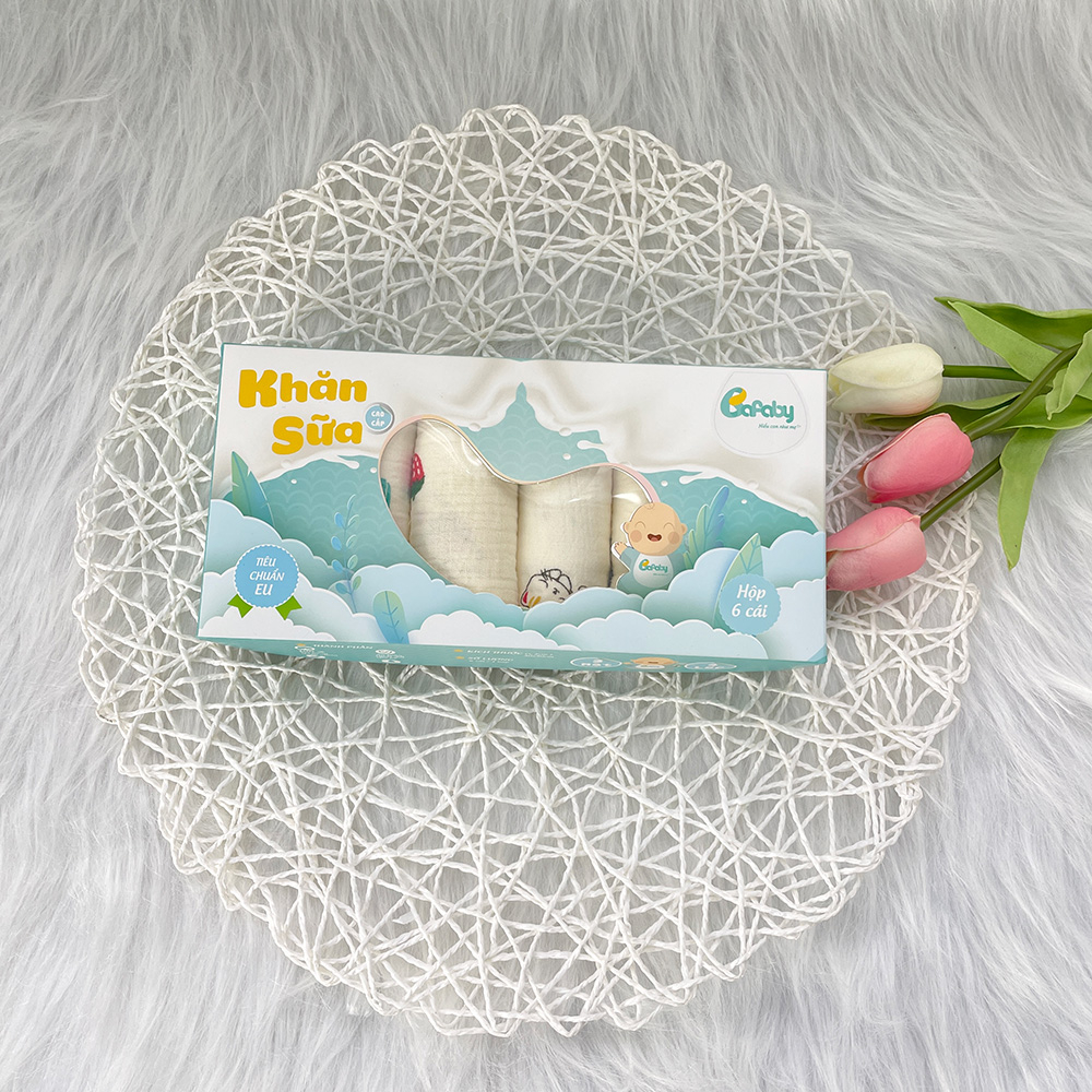 Khăn Sữa Muslin Cho Bé Sơ Sinh 4 Lớp BAFABY-330