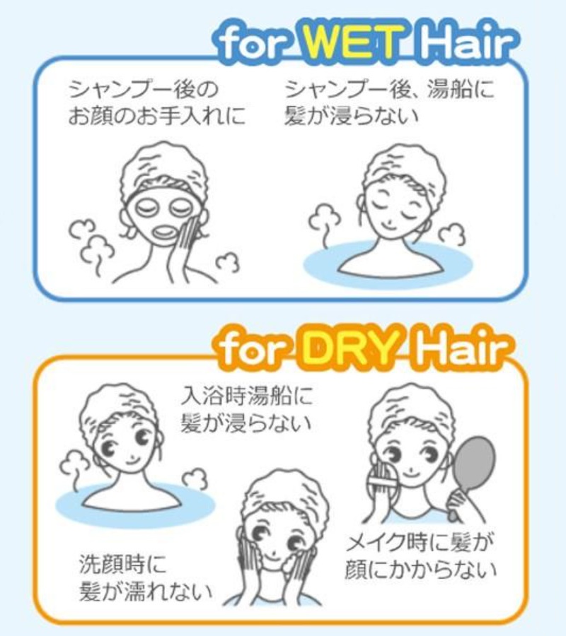 Khăn mũ trùm đầu khi tắm Towa Turban - Hàng nội địa Nhật Bản nhập khẩu chính hãng