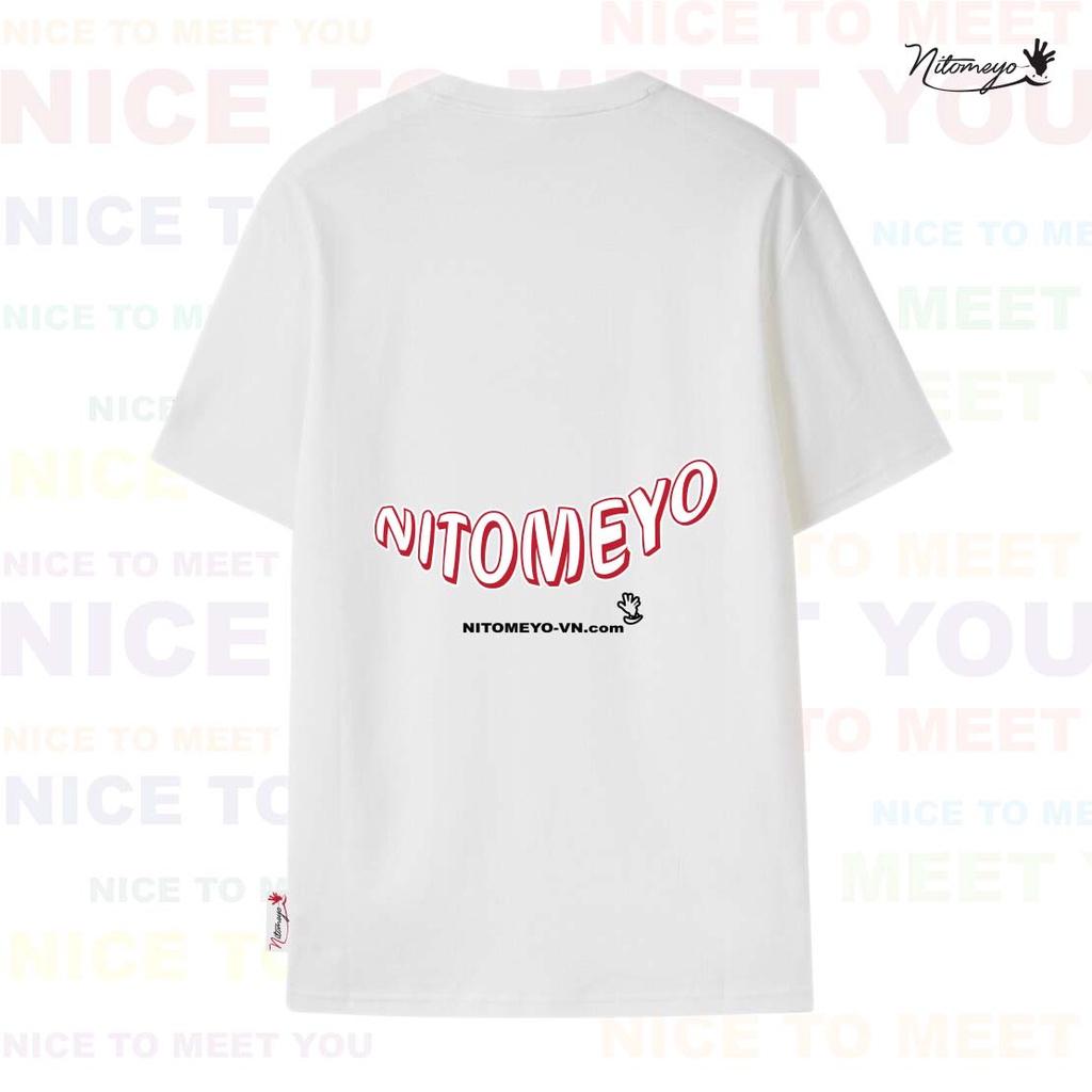Áo Thun Oversize NITOMEYO Basic Tee Màu Trắng