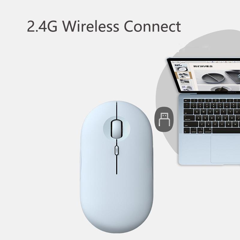 Chuột Không Dây 2.4G Im Lặng Quang Máy Tính Cổng USB Chuột 800/1200/1600 DPI Có Thể Điều Chỉnh Màu Hồng Đáng Thiết Mause Dành Cho Laptop máy Tính
