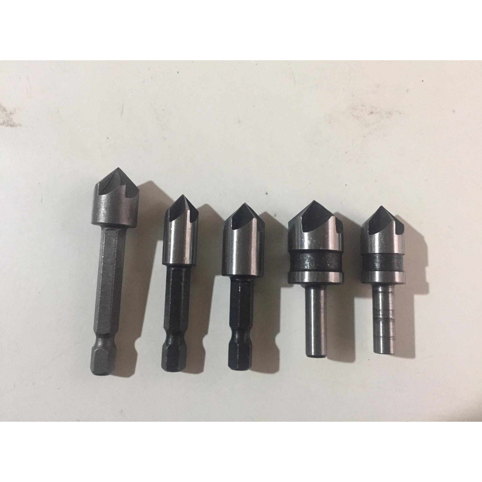 Bộ 5 mũi khoan khoét lỗ vát cạnh v2