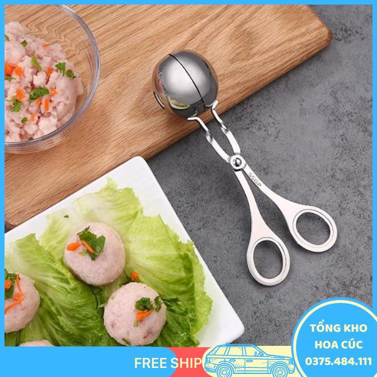 Dụng Cụ Làm Thịt Viên Inox -18Cm 82G - Vận Chuyển Miễn Phí Toàn Quốc