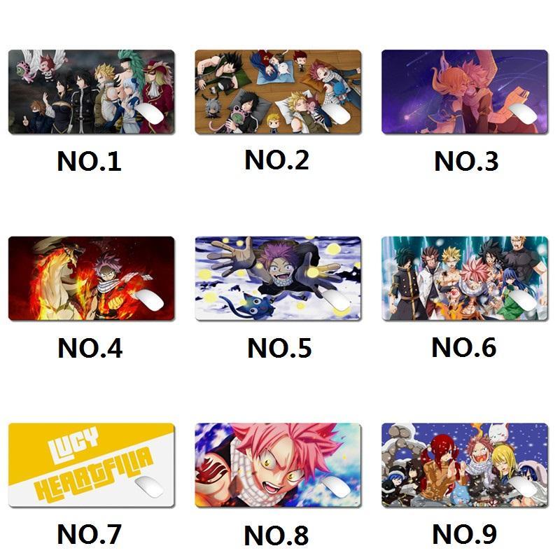 Miếng Lót Chuột Và Bàn Phím Máy Tính Chống Trượt In Hình Anime Fairy Tail 30x60cm