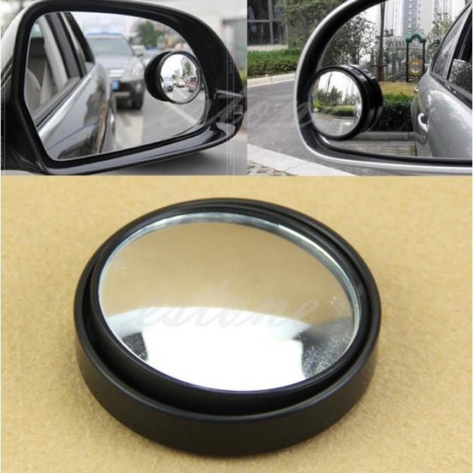 Bộ 2 gương chiếu hậu góc rộng 360 độ có thể điều chỉnh góc nhìn điểm mù cho xe hơi