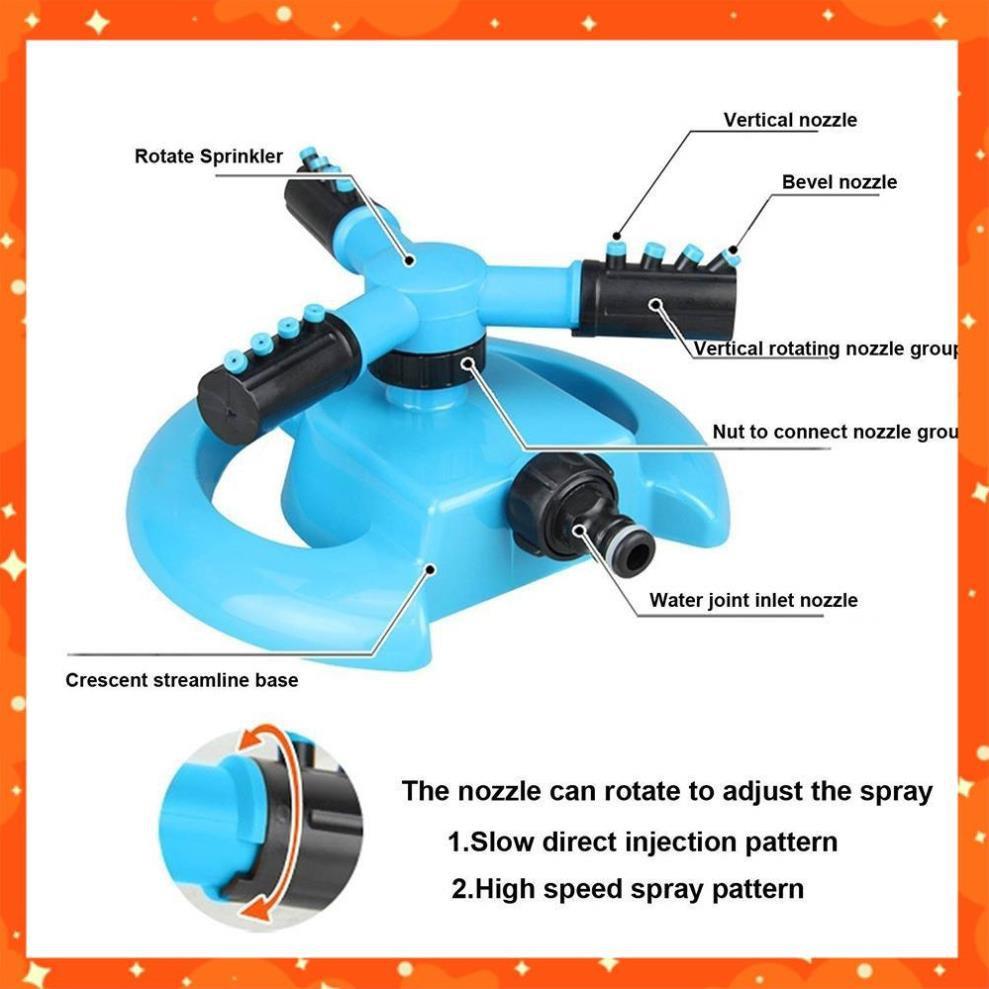 Vòi phun nước tưới cây xoay 360 độ đa năng 206799