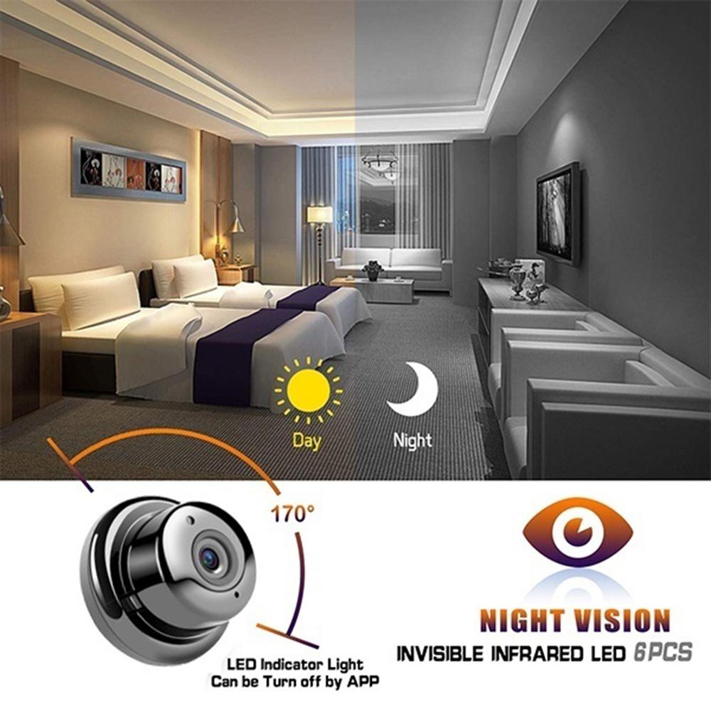 Máy ảnh mini không dây WiFi Màn hình từ xa Máy ảnh cho Cửa hàng văn phòng tại nhà An toàn
