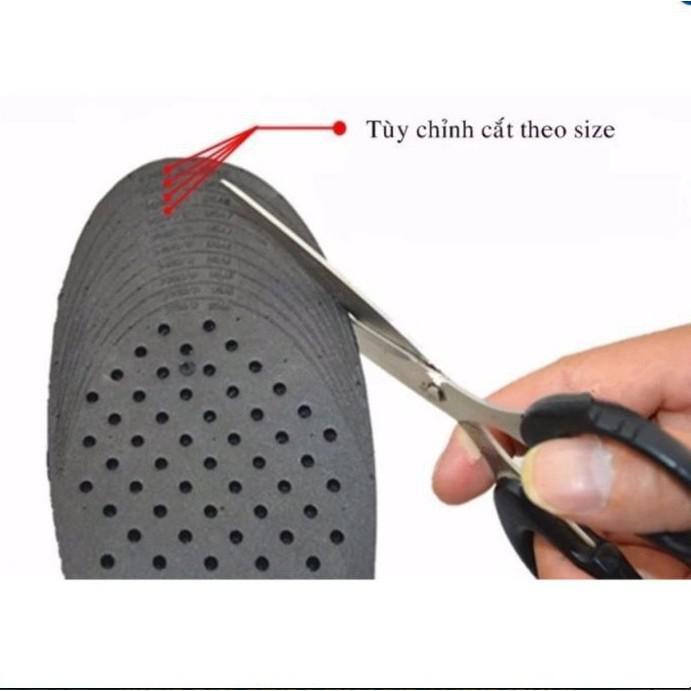 Bộ 2 Lót giày tăng chiều cao BÍ MẬT 3cm đệm khí cả bàn