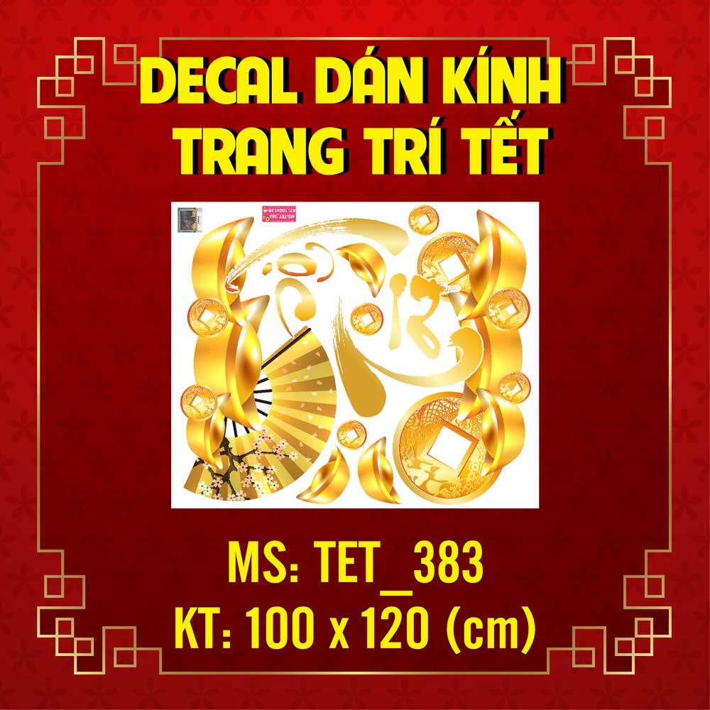 DECAL TRANG TRÍ TẾT 2023 COMBO SỐ 37