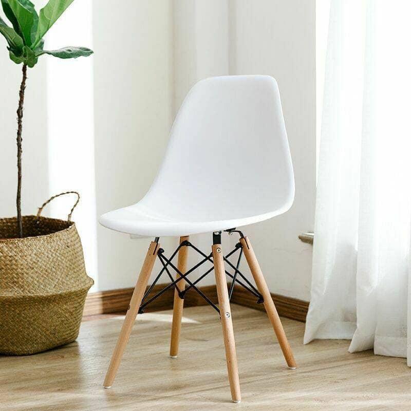 MIỄN SHIP Ghế Làm Việc EAMES Chân Gỗ đan sắt Dành Cho Phòng ĂN,Phòng KHÁCH,Cafe,Văn Phòng,Học Tập