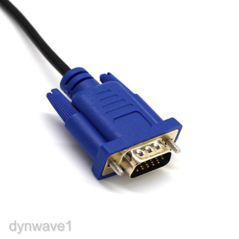 Cáp chuyển đổi HDTV HDMI sang VGA HD-15 Male 15 chân 1080P