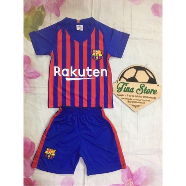 Bộ thể thao bé trai CLB Barca 2018