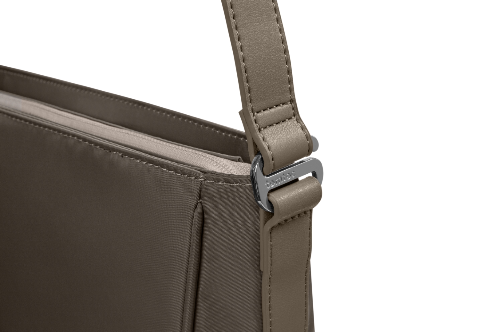 TÚI ĐEO KIÊM BALO DÀNH CHO ULTRABOOK 11"/13"/14" TOMTOC SLASH SLING BAG TAUPE - Hàng Chính Hãng