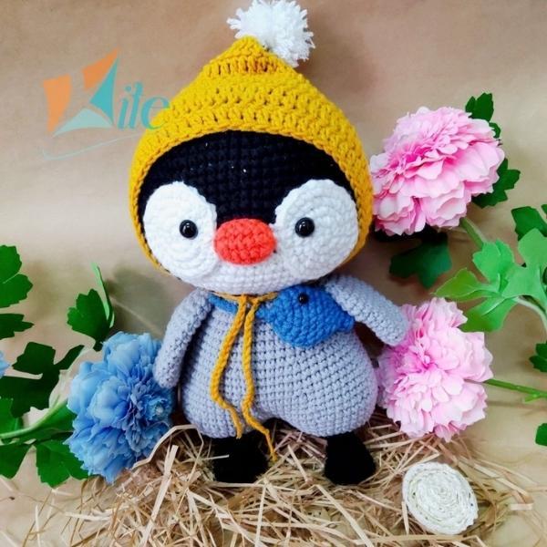 Đồ chơi len hình Chim cánh cụt