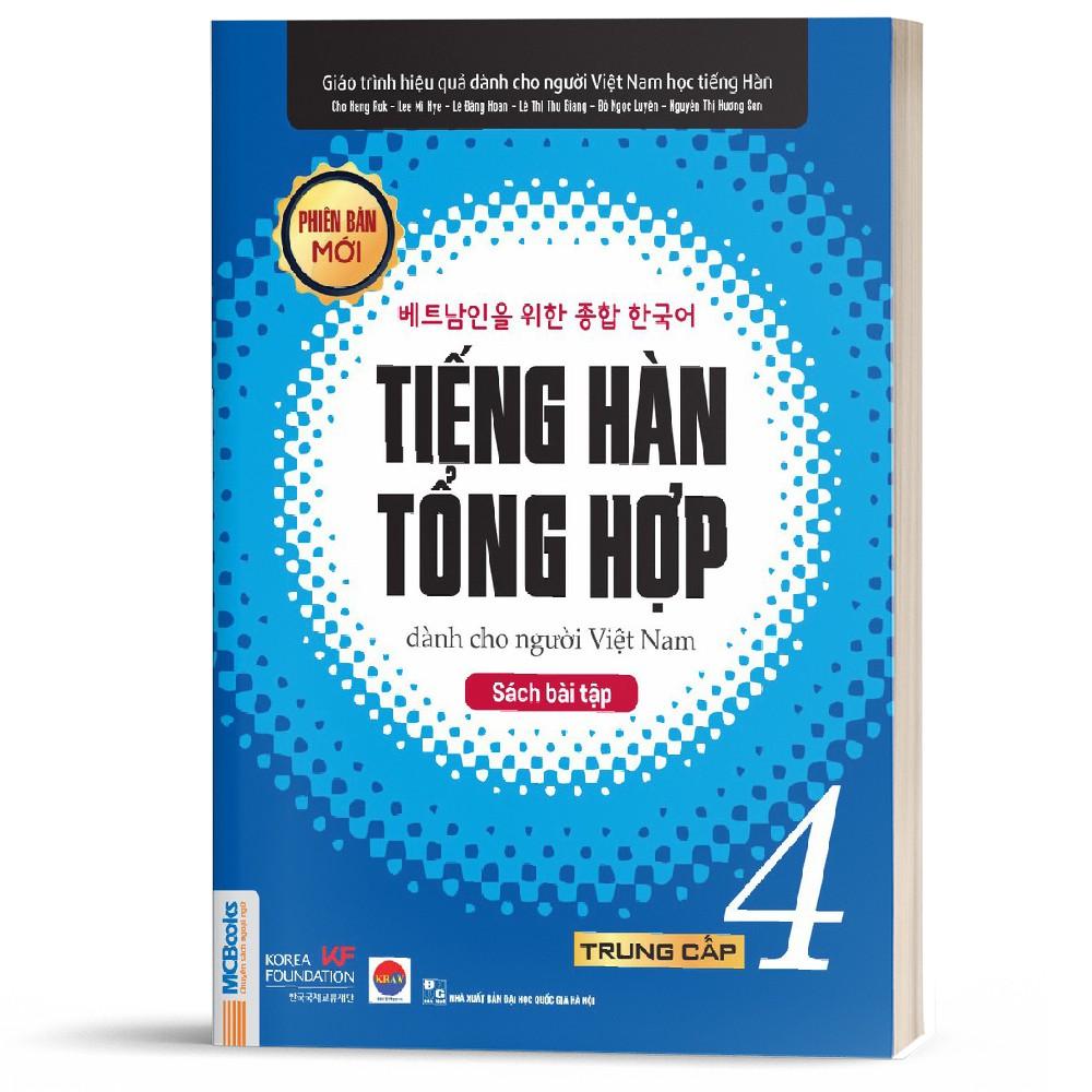 Sách - Bài tập Tiếng Hàn Tổng hợp trung cấp 4