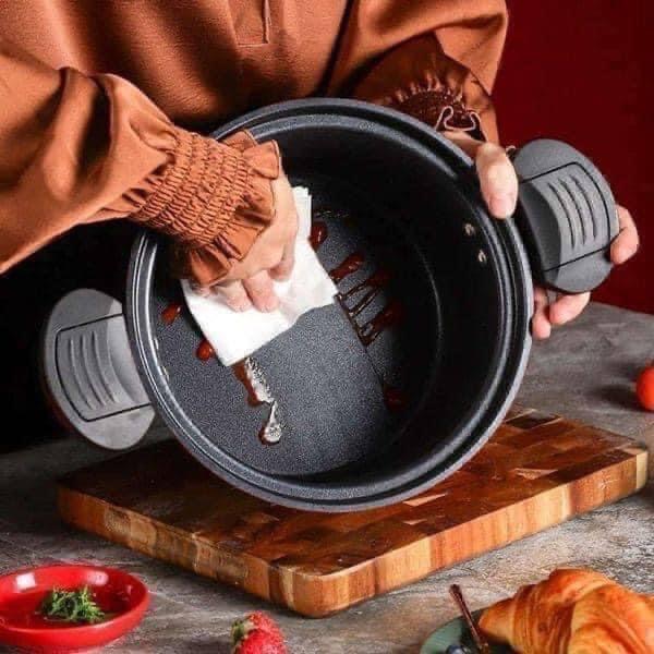 NỒI ÁP SUẤT ĐA NĂNG CHỐNG DÍNH 22cm - DÙNG BẾP TỪ, BẾP GA