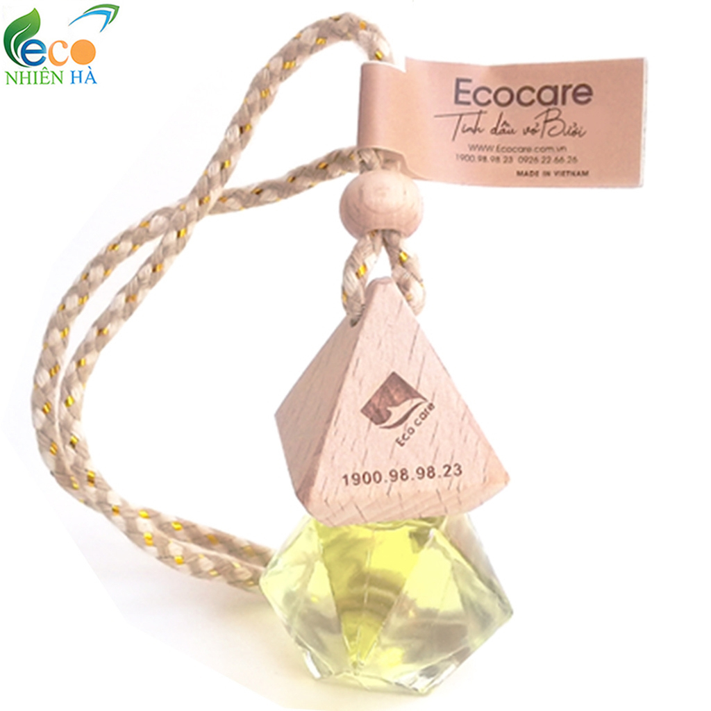 Tinh dầu thiên nhiên ECOCARE 7ml tinh dầu treo xe nguyên chất, khử mùi khử khuẩn, an toàn lành tính