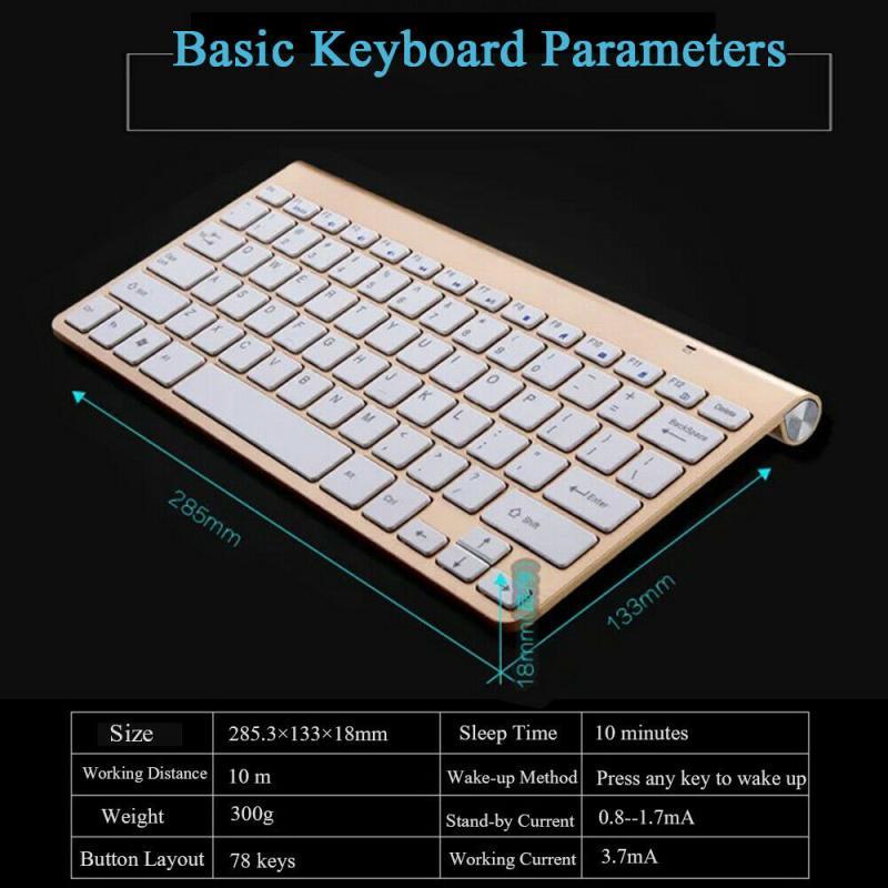 Bluetooth Không Dây-Tương Thích Bàn Phím Dành Cho Điện Thoại iPad Máy Tính Bảng Nga Spainish Sạc Bàn Phím Cho Android IOS Windows