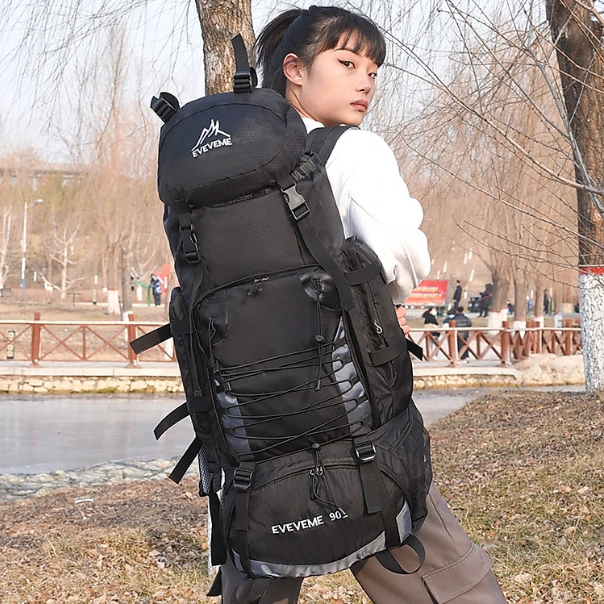 Cao cấp - Balo Leo Núi Phượt Du Lịch Max Volume 90L Backpack
